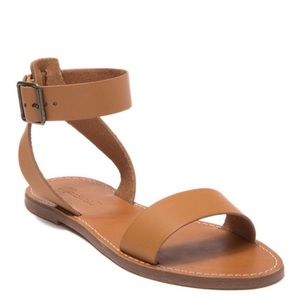 Madewell Ankle-Strap Boardwalk Leather Sandals